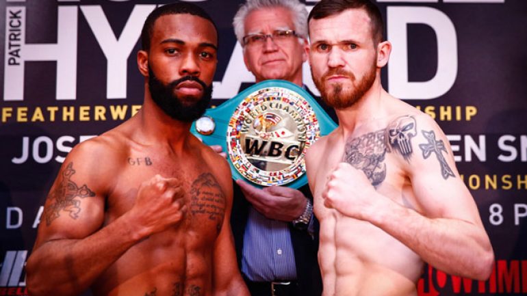 Russell-Hyland, Pedraza-Smith weigh-in results and photos