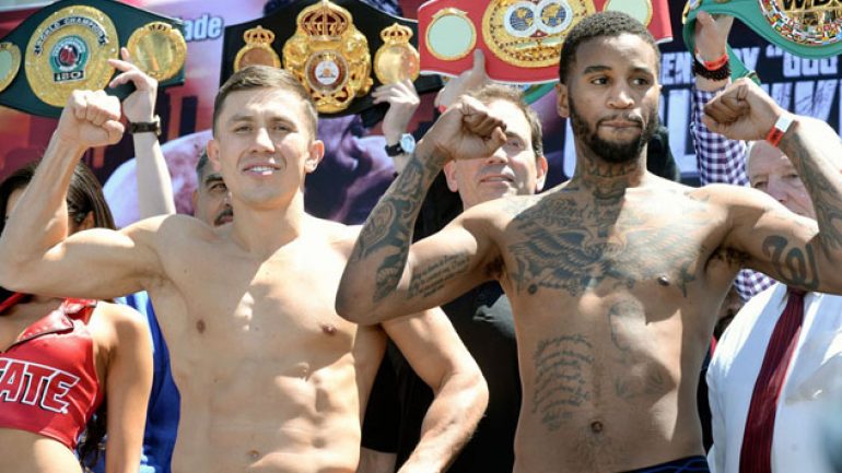 Photo gallery: Golovkin-Wade, Gonzalez-Arroyo weigh-in