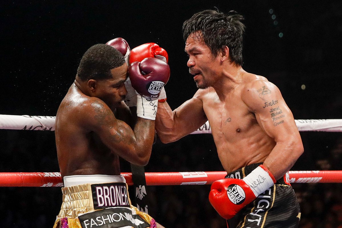 Manny Pacquiao outhustles Adrien Broner over 12 rounds in first U.S
