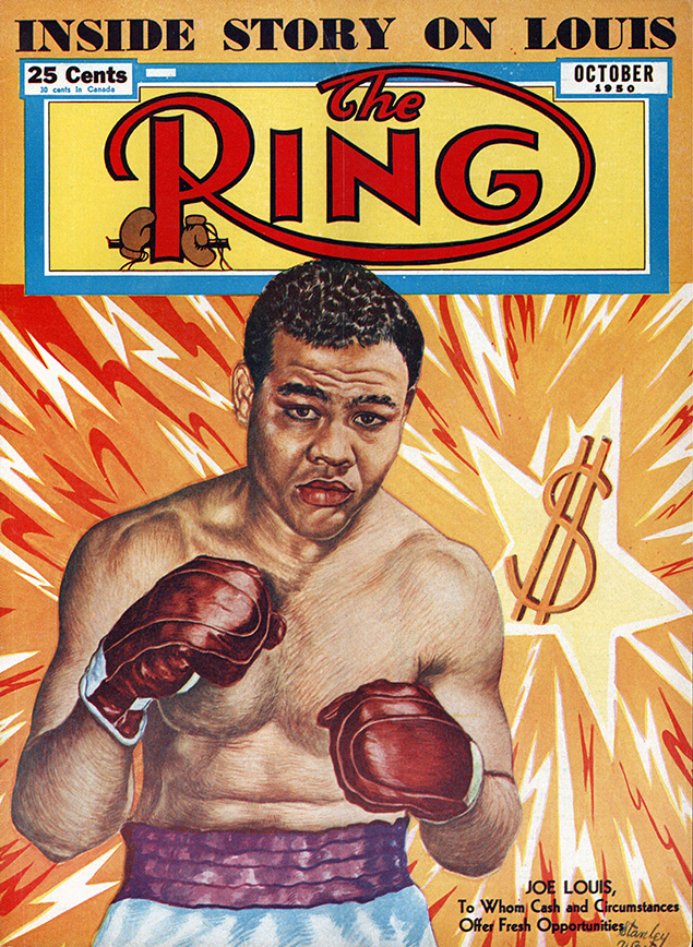 Vtg Lot of 2 - The Ring Boxing Magazine – Dec 1947 Joe Louis Cover &  Aug 1953