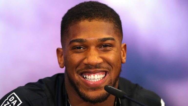 Anthony Joshua rules out Mike Tyson fight because 'people would boo ...