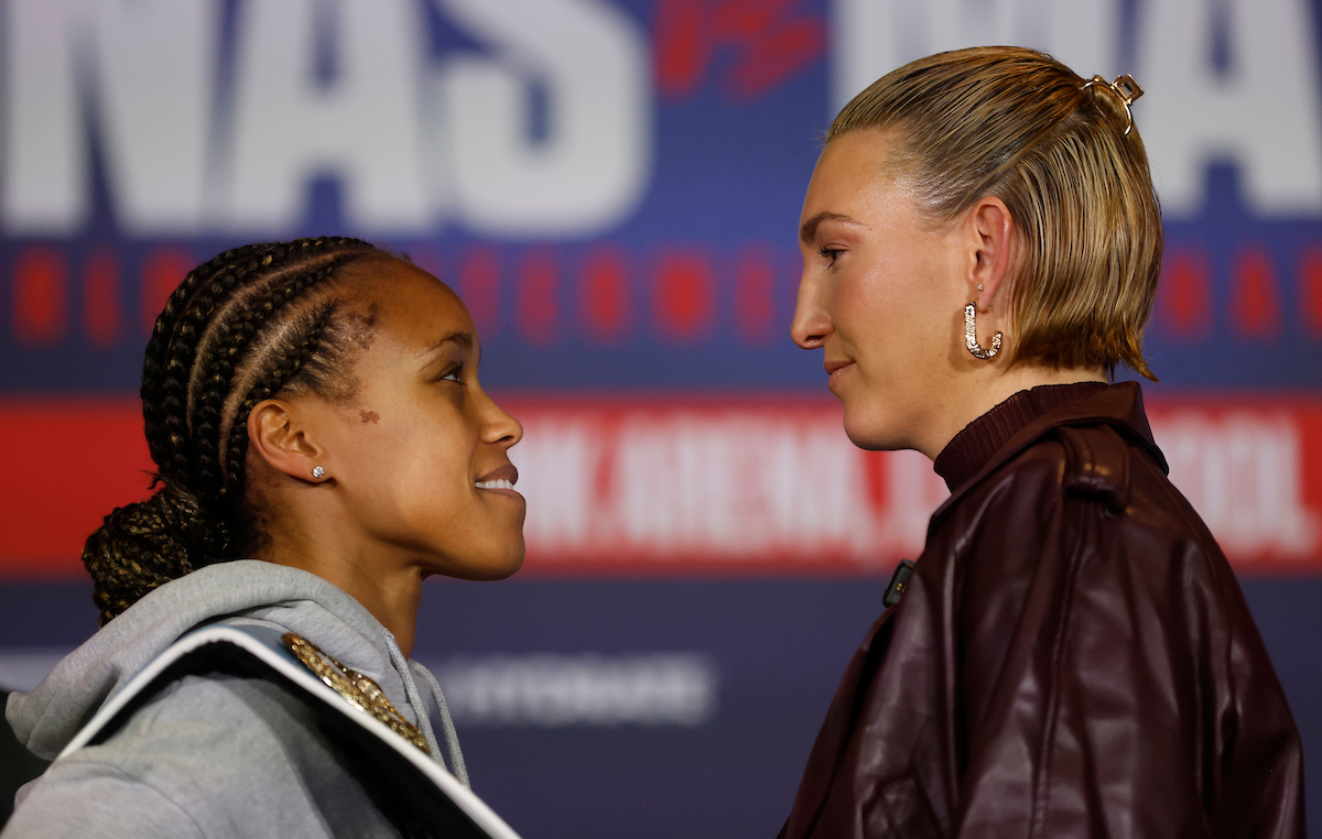 Natasha Jonas and Mikaela Mayer vow to throw ‘respect out the window’ in title clash