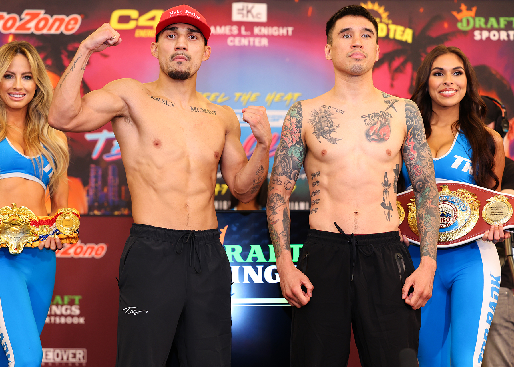 Weigh-in Alert: Teofimo Lopez-Steve Claggett and undercard ready for war