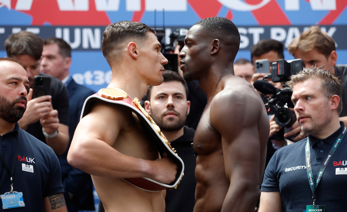 Chris Billam-Smith, Richard Riakporhe Make Weight Ahead of Title Fight Rematch