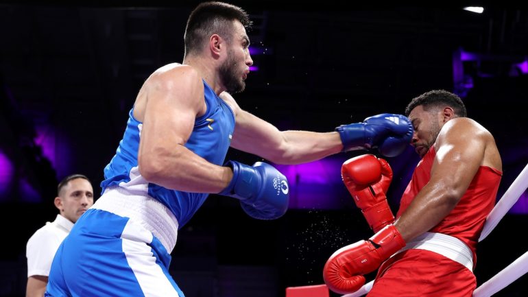 Bakhodir Jalolov starts off Olympic repeat bid with points win, Team USA goes 0-2