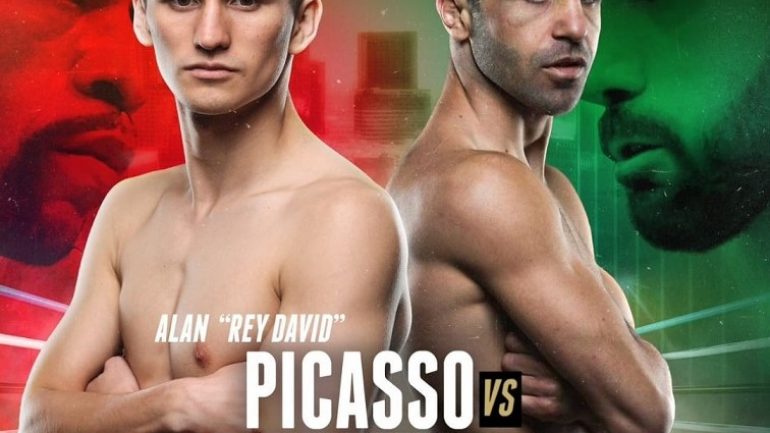 Alan Picasso set to face Azat Hovhannisyan in co-feature to Mayweather-Gotti III card