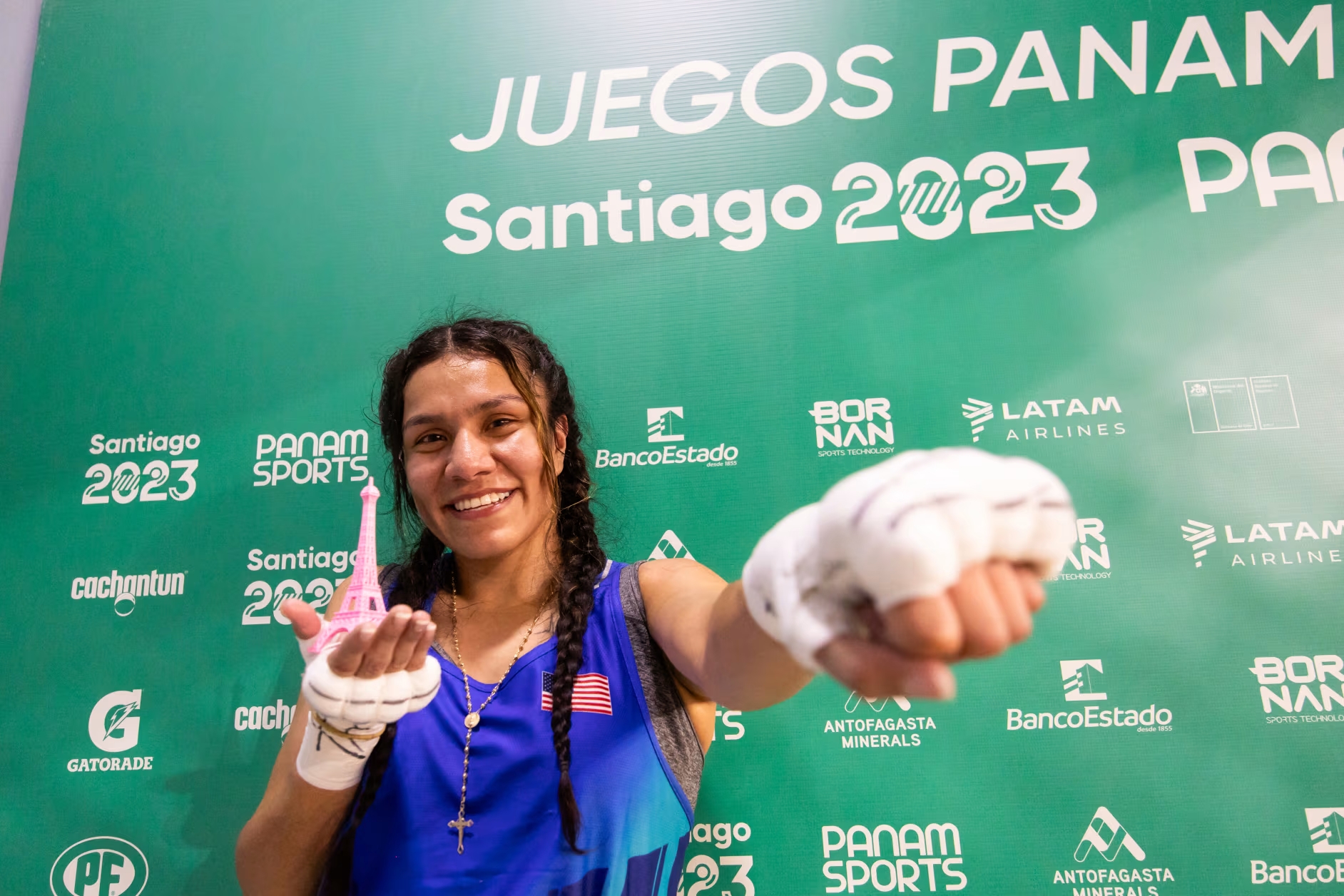 American Jajaira Gonzalez decisions 2016 gold medalist Estelle Mossely, advances at Olympics