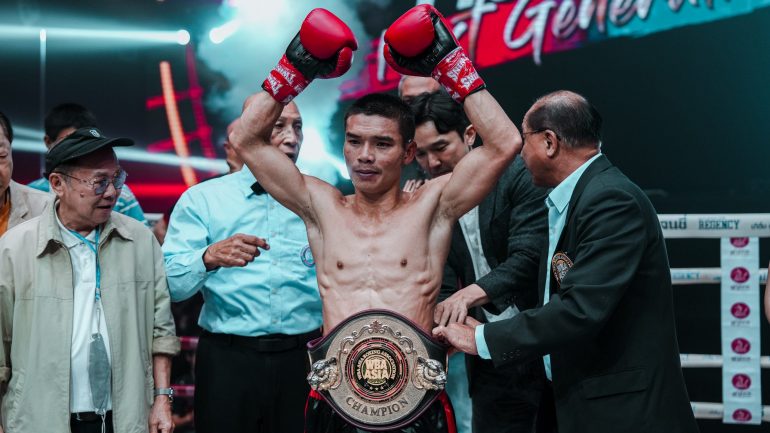 Tanes Ongjunta defeats Komgrich Nantapech in maiden defense of WBA Asia flyweight belt