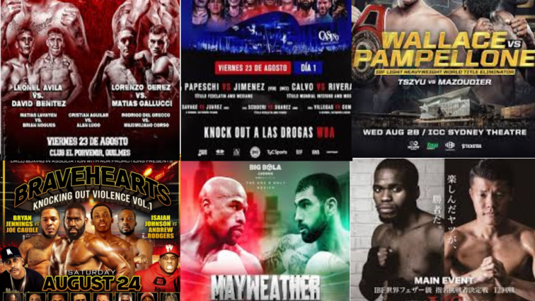 Fight Night Program – Week of Aug. 22-28