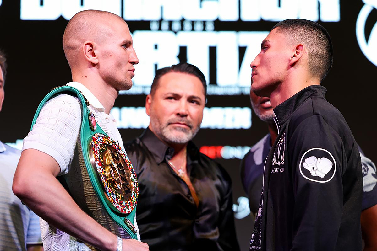 Serhii Bohachuk (153.8), Vergil Ortiz (153.8) Make Weight, Ready For Anticipated Battle In Las Vegas