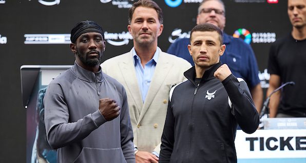 Weigh-In Alert: Terence Crawford (153.4), Israil Madrimov (154) make weight for title showdown in L.A.